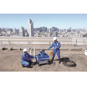 “Fuji Jet” super-high-rise apartment drain cleaning technology