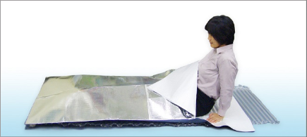 “Quick Nap” reserve bedding for use in disaster situations