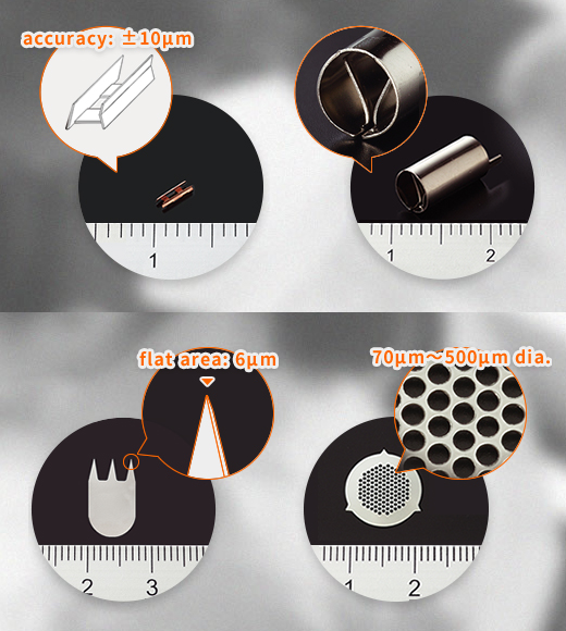 “Infinite ∞ stamping” difficult-to-process and fine shape stamping technology